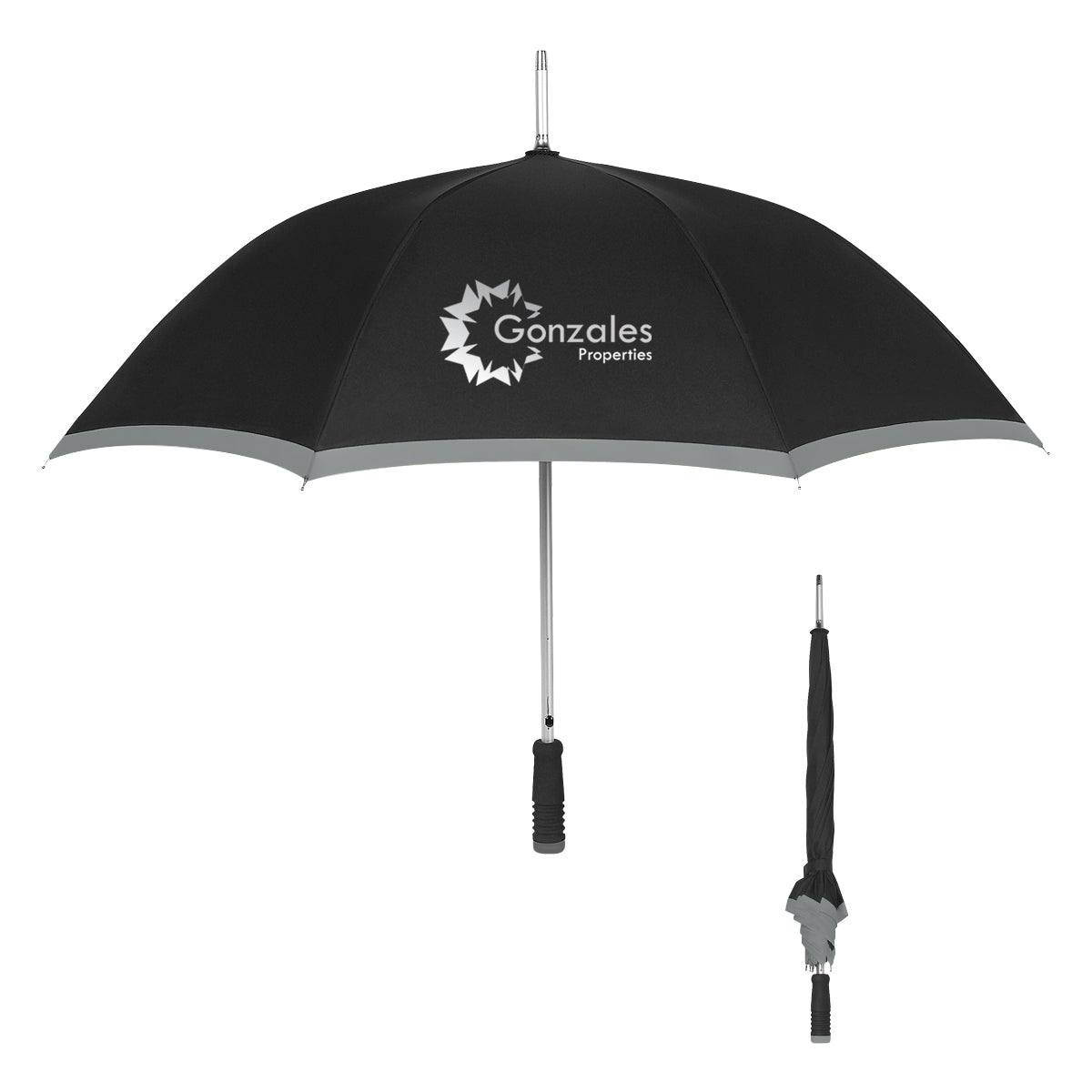 46" Arc Edge Two-Tone Umbrella