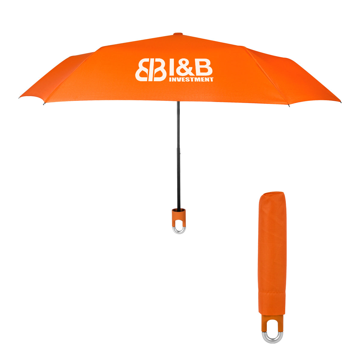 38" Arc Clipper Compact Telescopic Umbrella