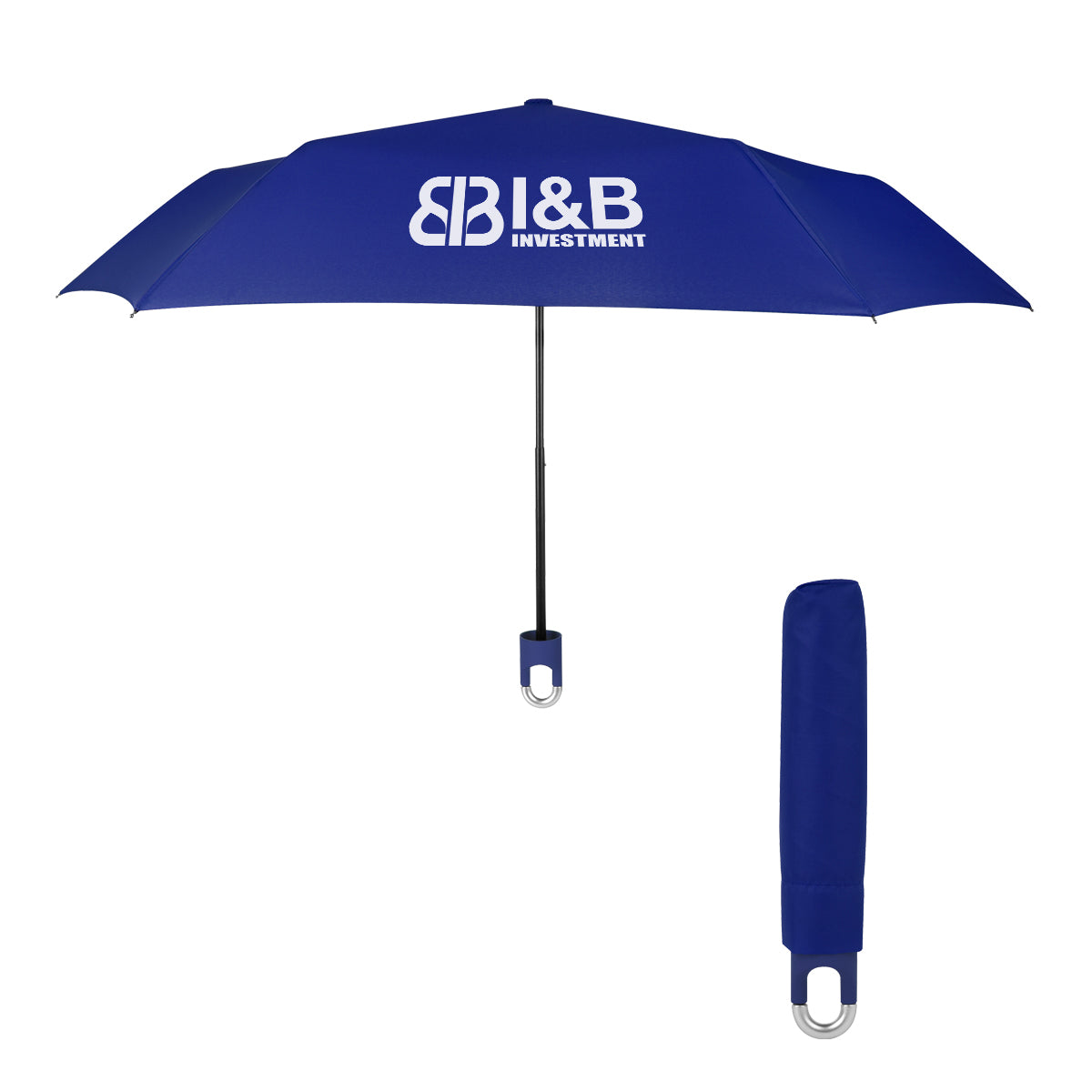 38" Arc Clipper Compact Telescopic Umbrella